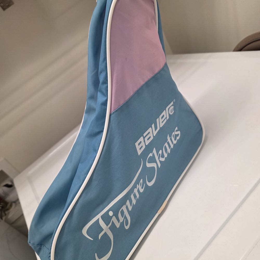 Bauer Blue and Pink Figure Skates Bag